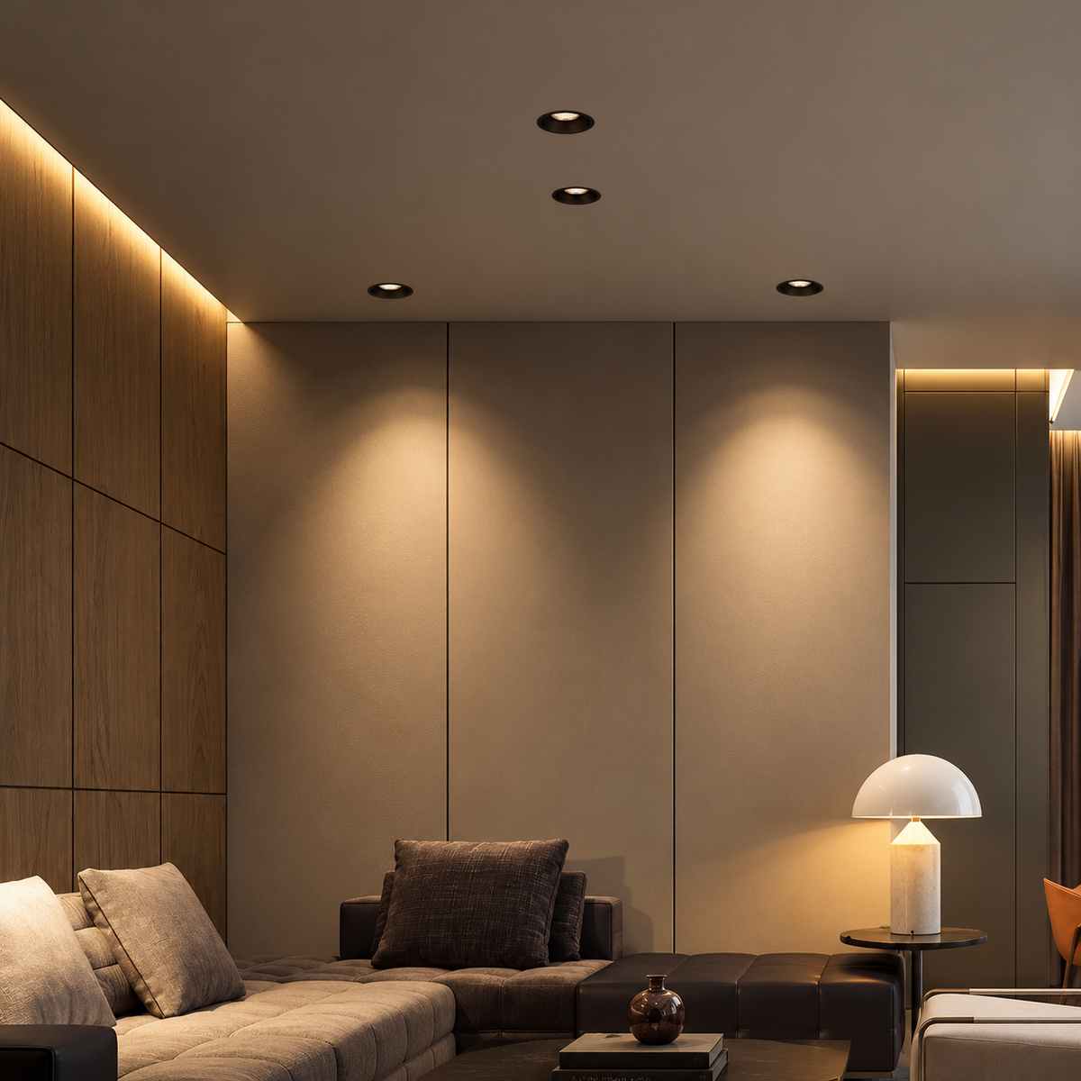 VK Light Nana GU10 Recessed Spot light Round