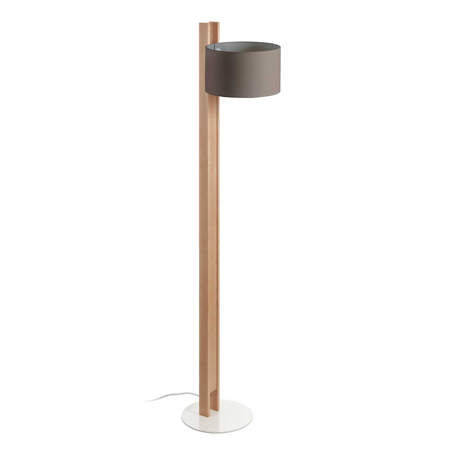 Exo Compact F stojací svítidlo hnědé