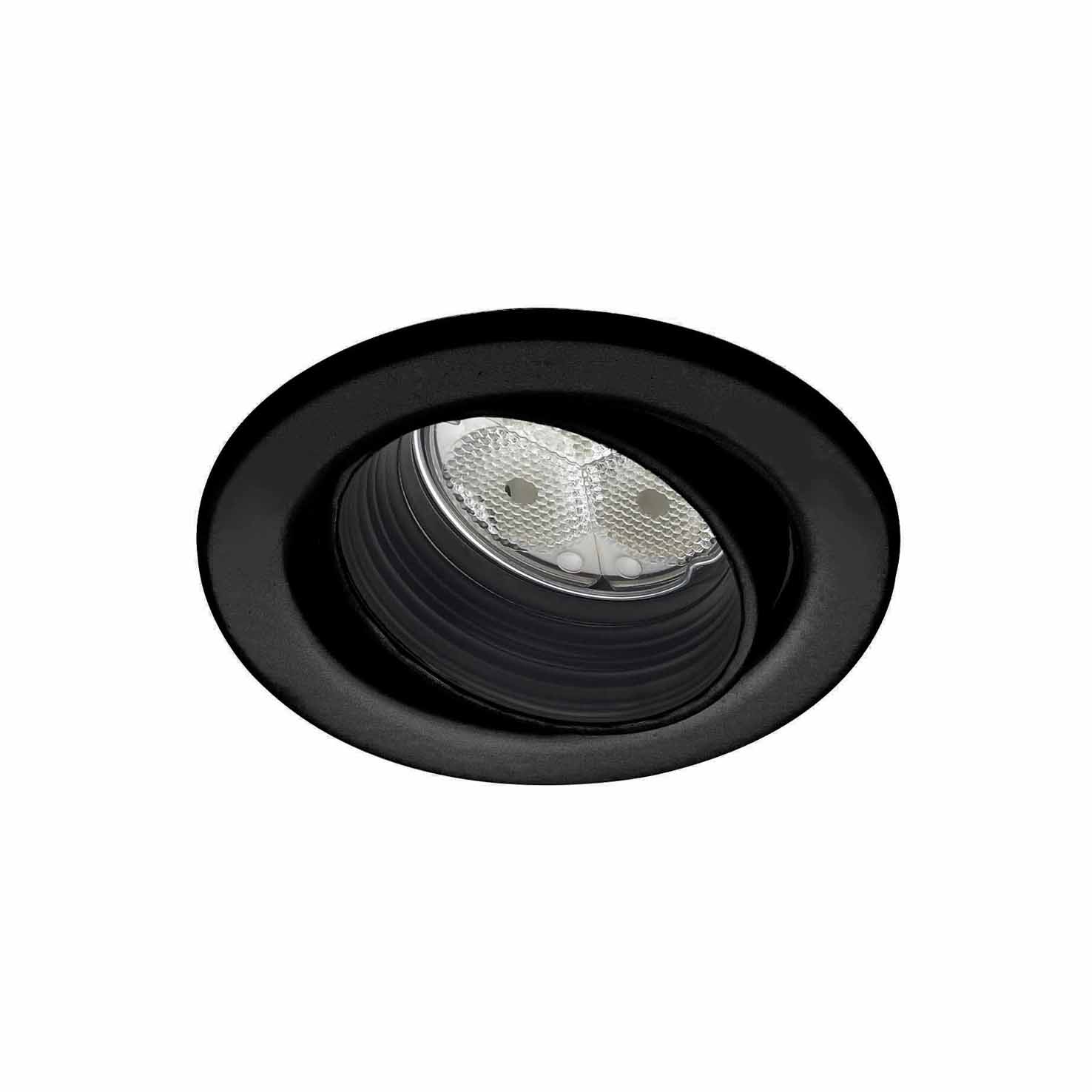 Indeluz Kos DEEP Retrofit GU10 zápustné svítidlo černé