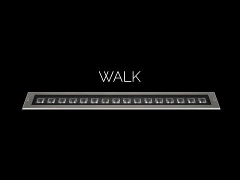 Load video: Cristher Walk Reces Mat L1180 LED zápustné svítidlo