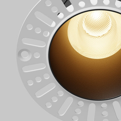 Maytoni Dip LED 50° recessed circular light black
