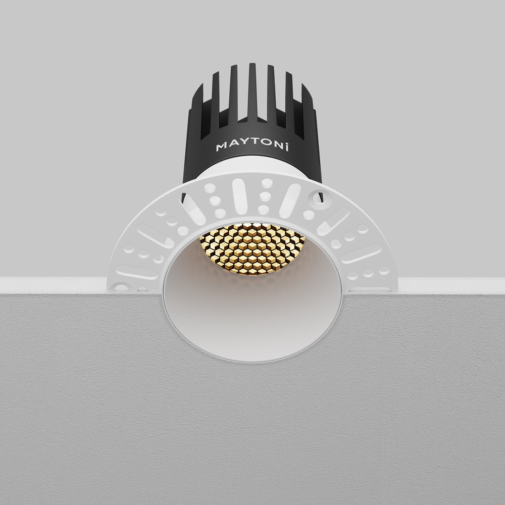 Maytoni Dip LED 50° recessed circular light white