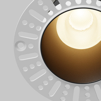 Maytoni Dip LED 50° recessed circular light black