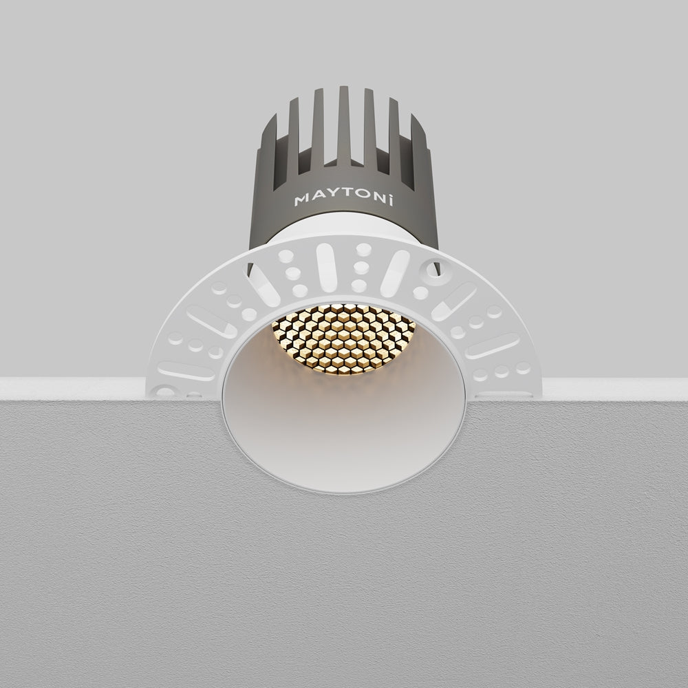 Maytoni Dip LED 50° recessed circular light white