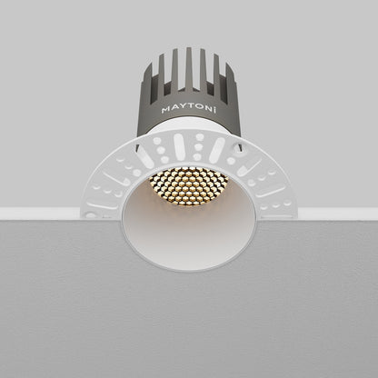 Maytoni Dip LED 50° recessed circular light white