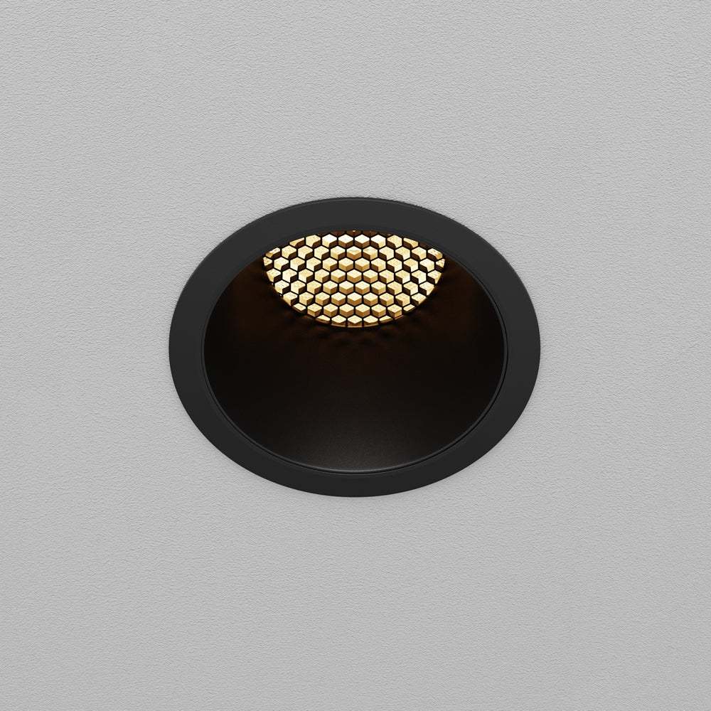 Maytoni Dip LED 50° recessed circular light black