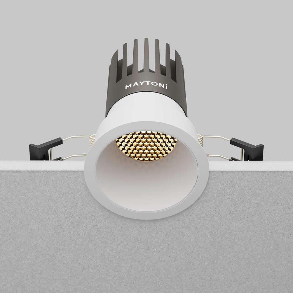 Maytoni Dip LED 50° recessed circular light white