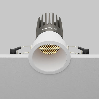 Maytoni Dip LED 50° recessed circular light white
