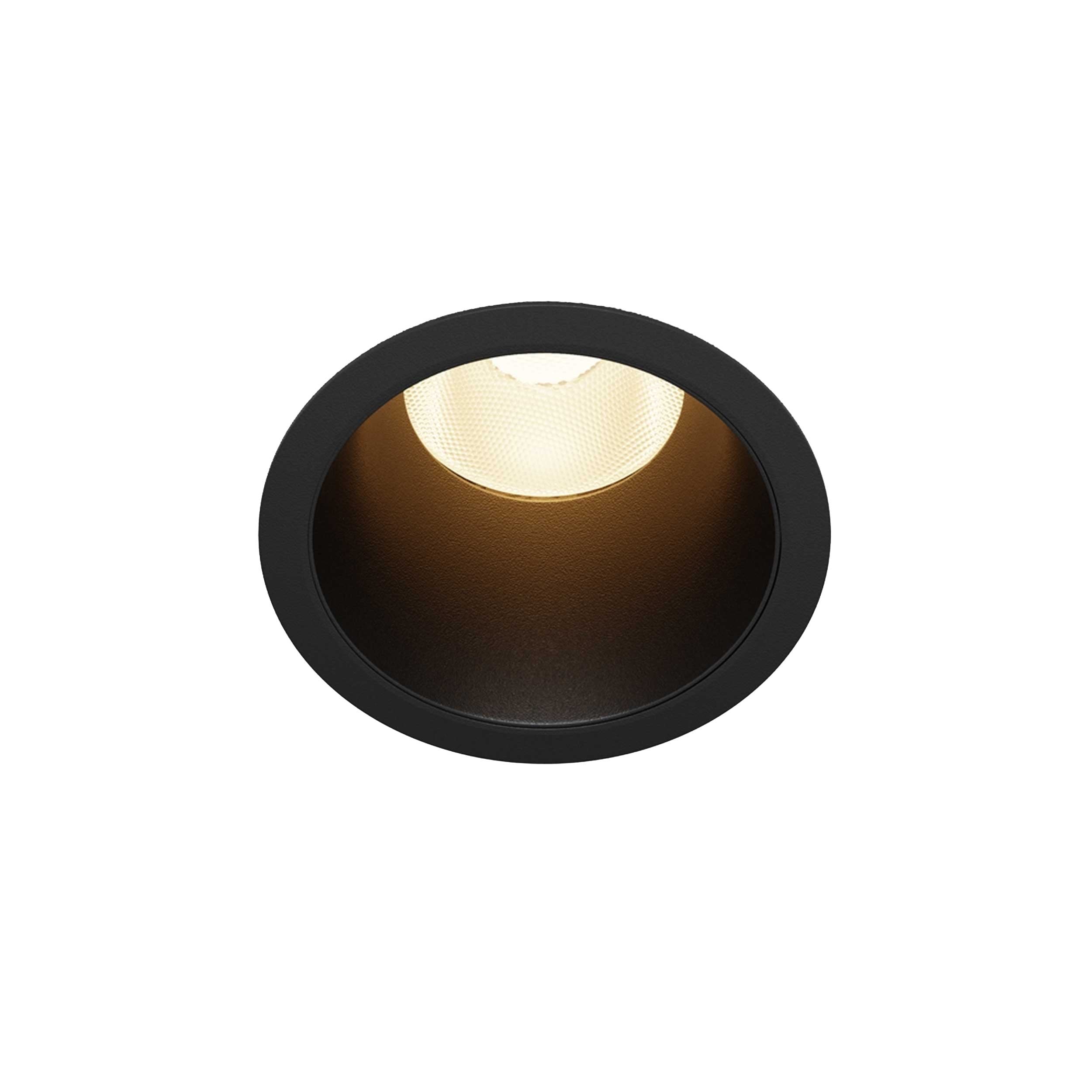 Maytoni Dip LED 50° recessed circular light black