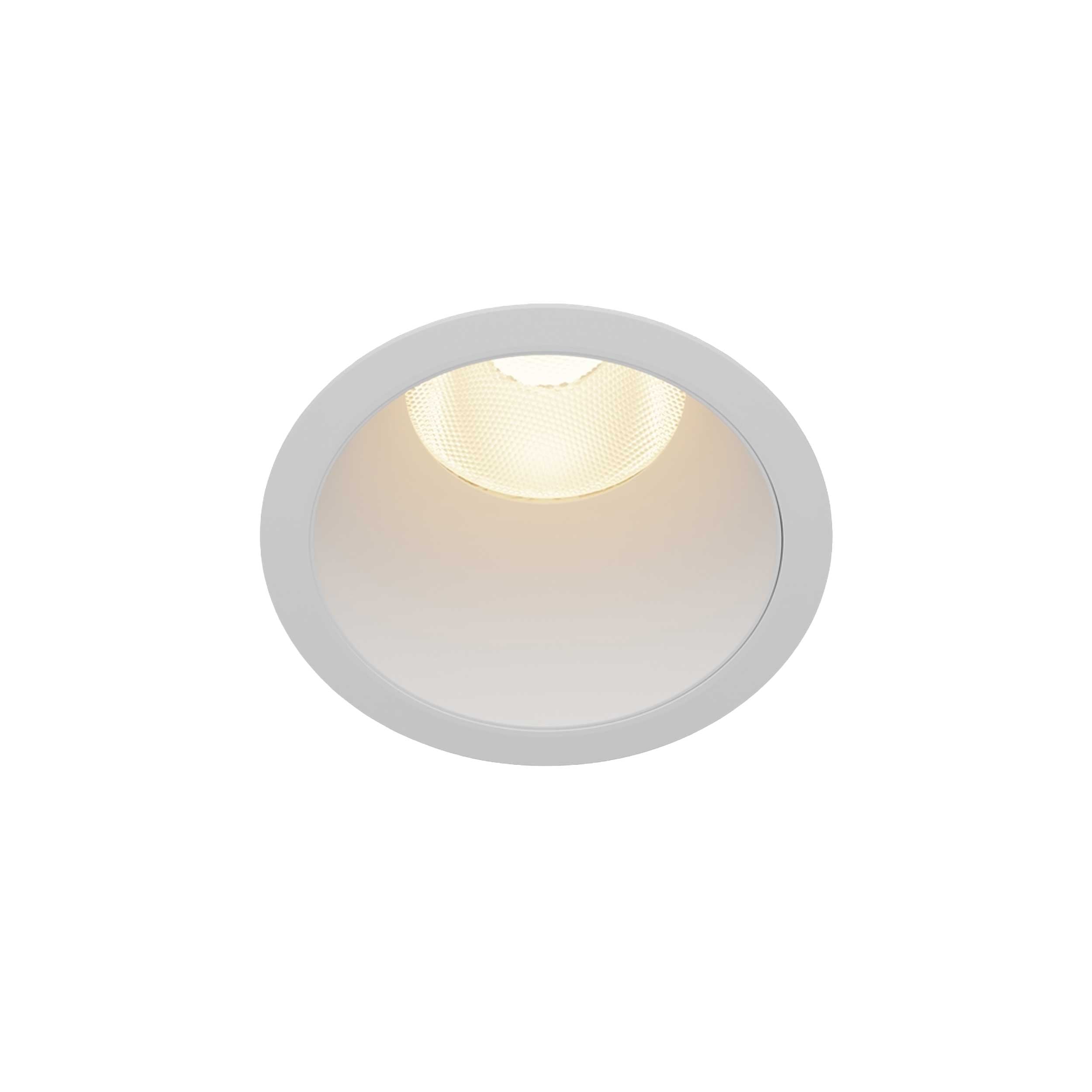 Maytoni Dip LED 50° recessed circular light white