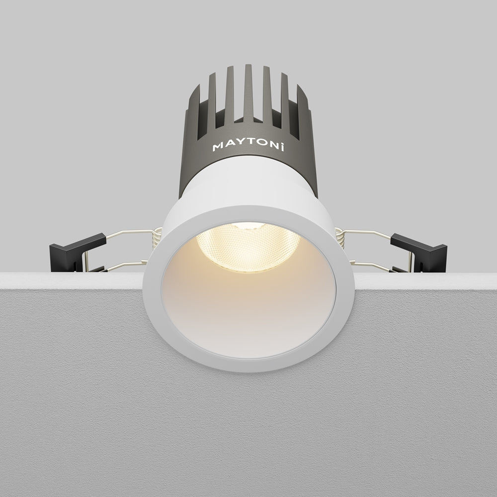 Maytoni Dip LED 50° recessed circular light white