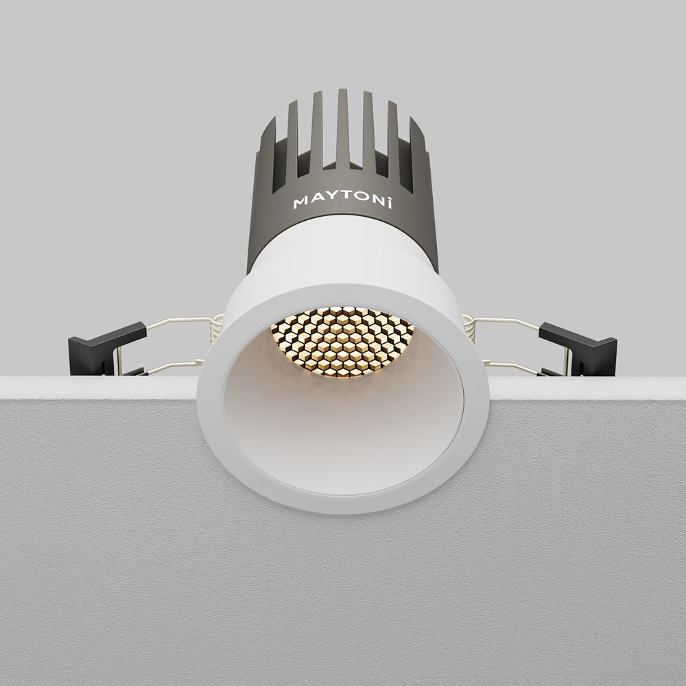 Maytoni Dip LED 50° recessed circular light white