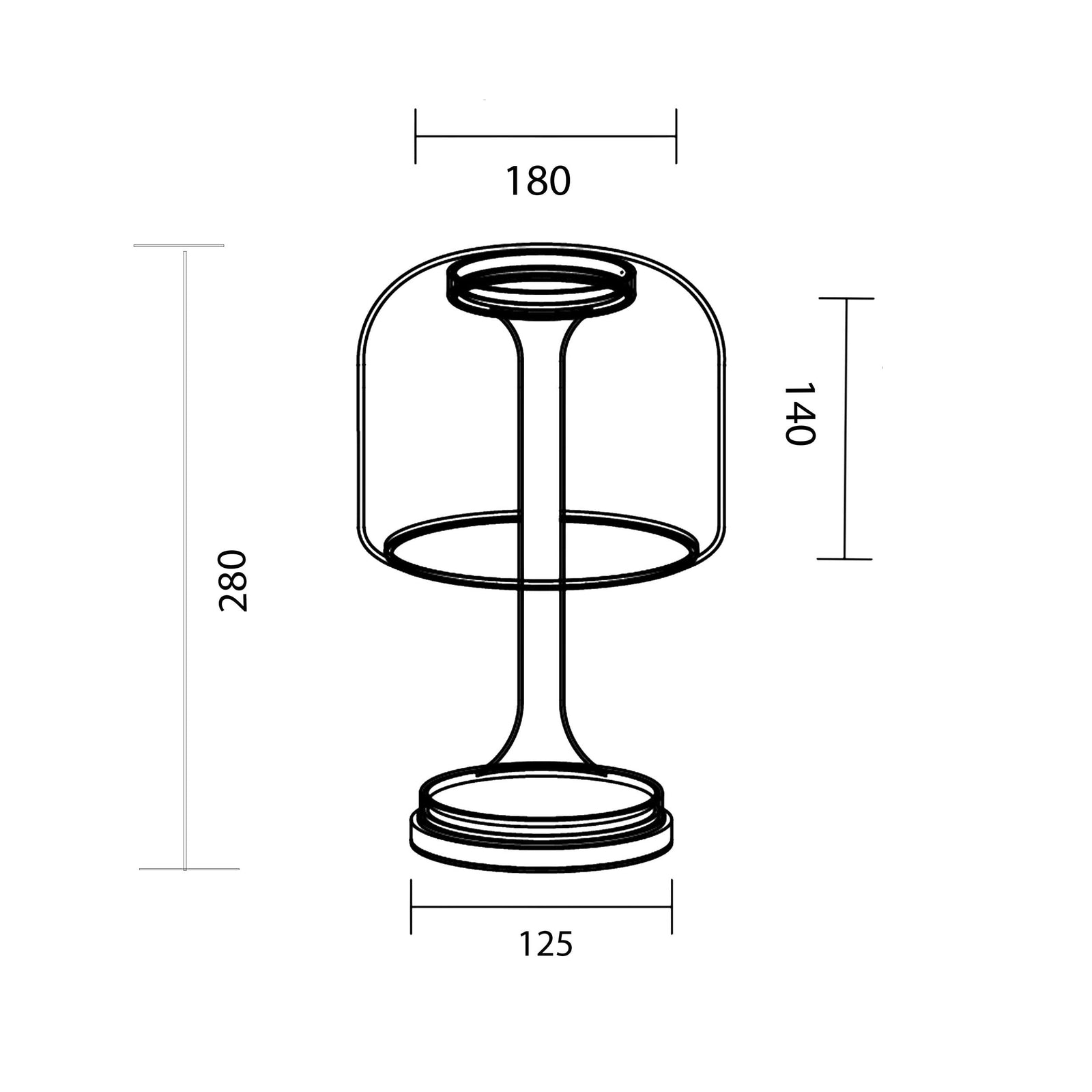 Maytoni Spirito LED table light