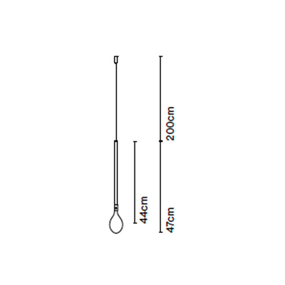Hooks for the Marset Fris LED pendant light