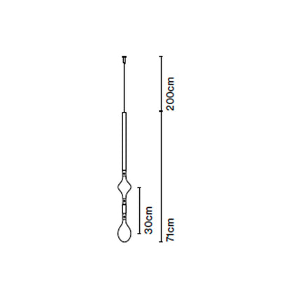 Hooks for the Marset Fris LED pendant light