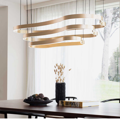 Ideal lux Waves LED pendant light