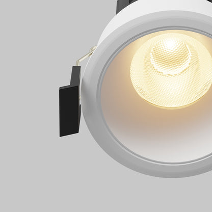 Maytoni Dip LED 50° recessed circular light white