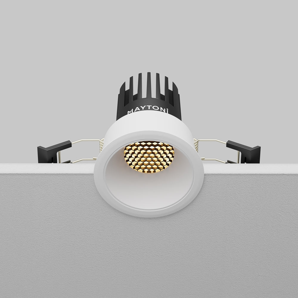 Maytoni Dip LED 50° recessed circular light white