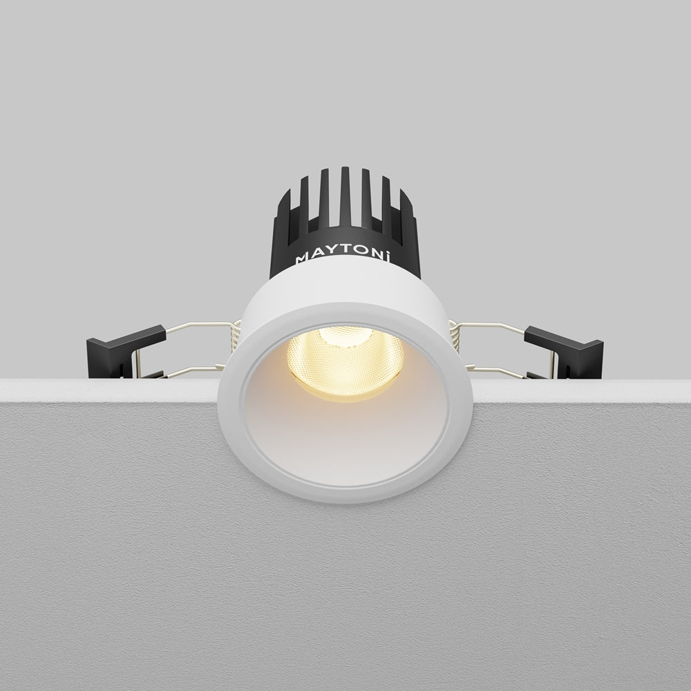 Maytoni Dip LED 50° recessed circular light white