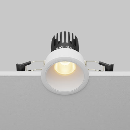 Maytoni Dip LED 50° recessed circular light white