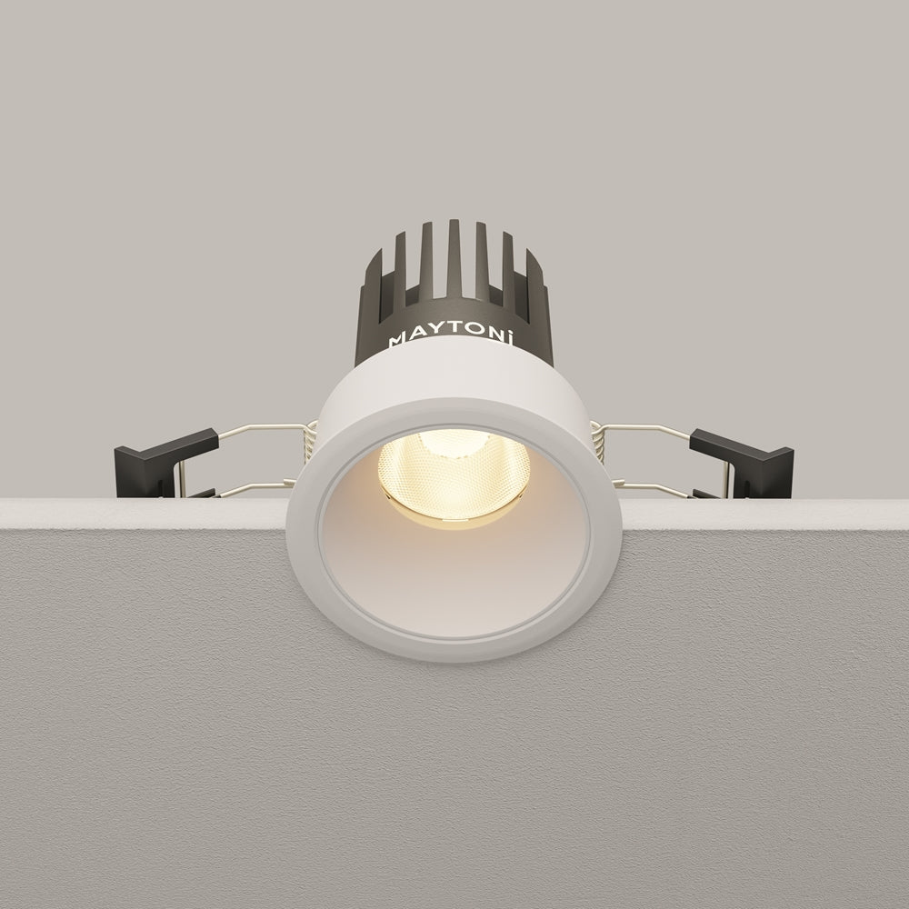 Maytoni Dip LED 50° recessed circular light white