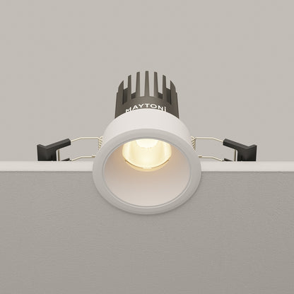 Maytoni Dip LED 50° recessed circular light white