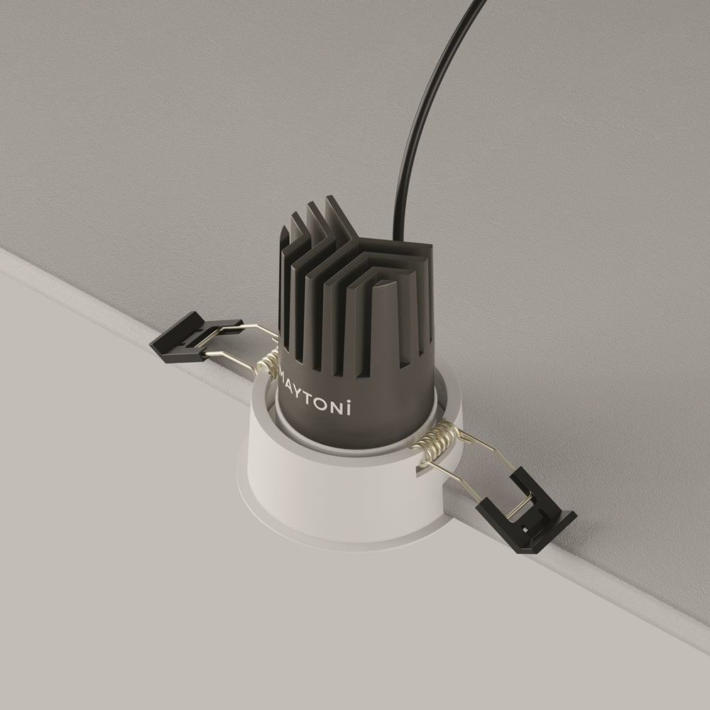 Maytoni Dip LED 50° recessed circular light white