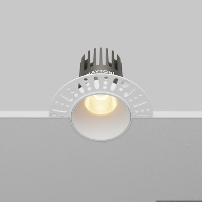 Maytoni Dip LED 50° recessed circular light white
