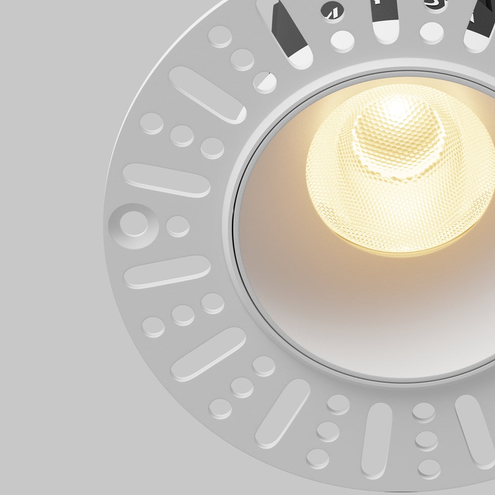 Maytoni Dip LED 50° recessed circular light white