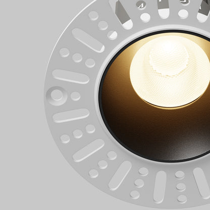 Maytoni Dip LED 50° recessed circular light black