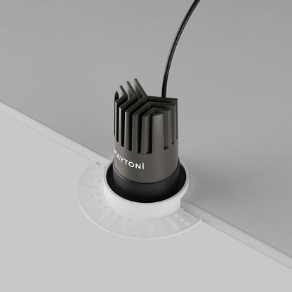 Maytoni Dip LED 50° recessed circular light black