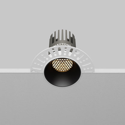 Maytoni Dip LED 50° recessed circular light black