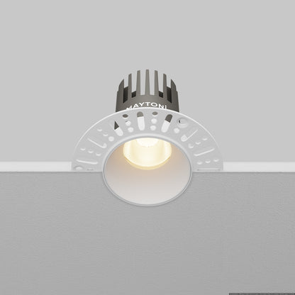 Maytoni Dip LED 50° recessed circular light white
