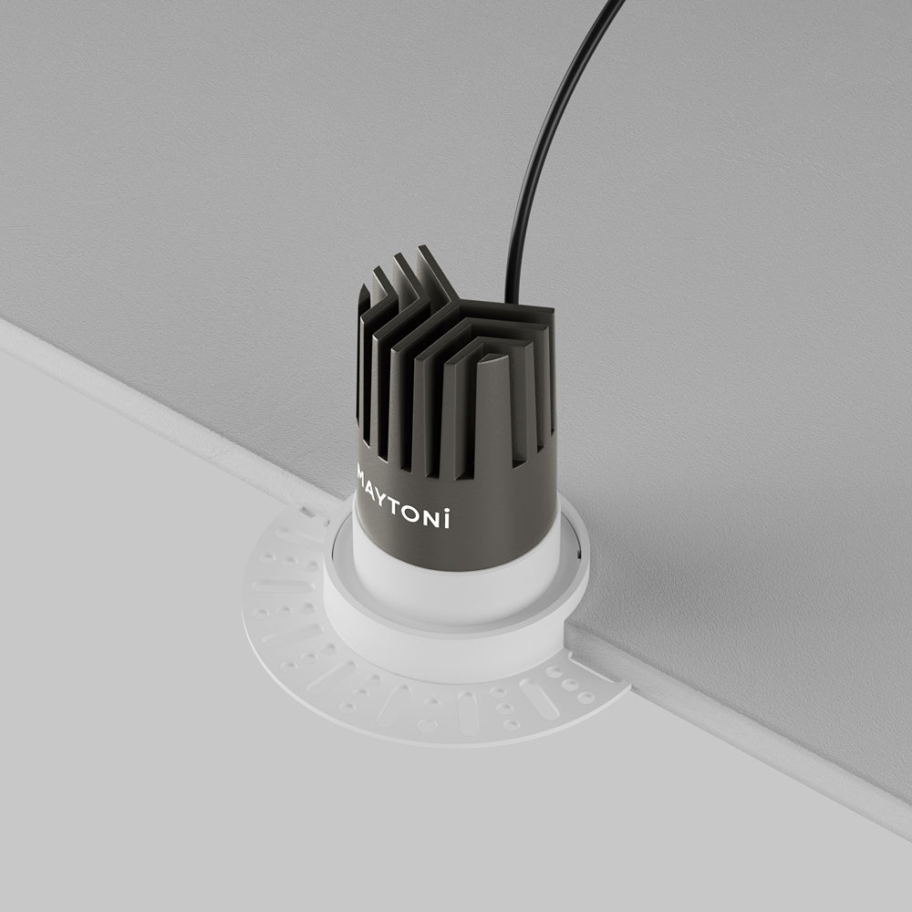 Maytoni Dip LED 50° recessed circular light white