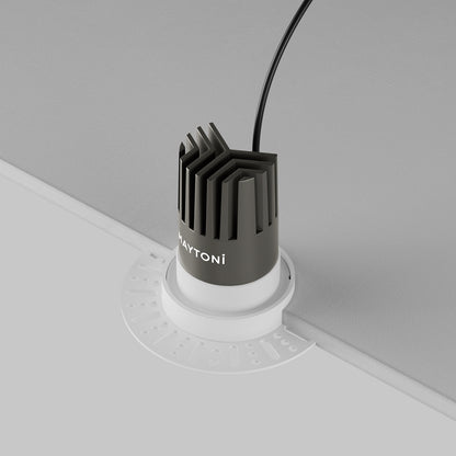 Maytoni Dip LED 50° recessed circular light white