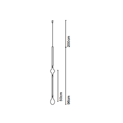 Hooks for the Marset Fris LED pendant light