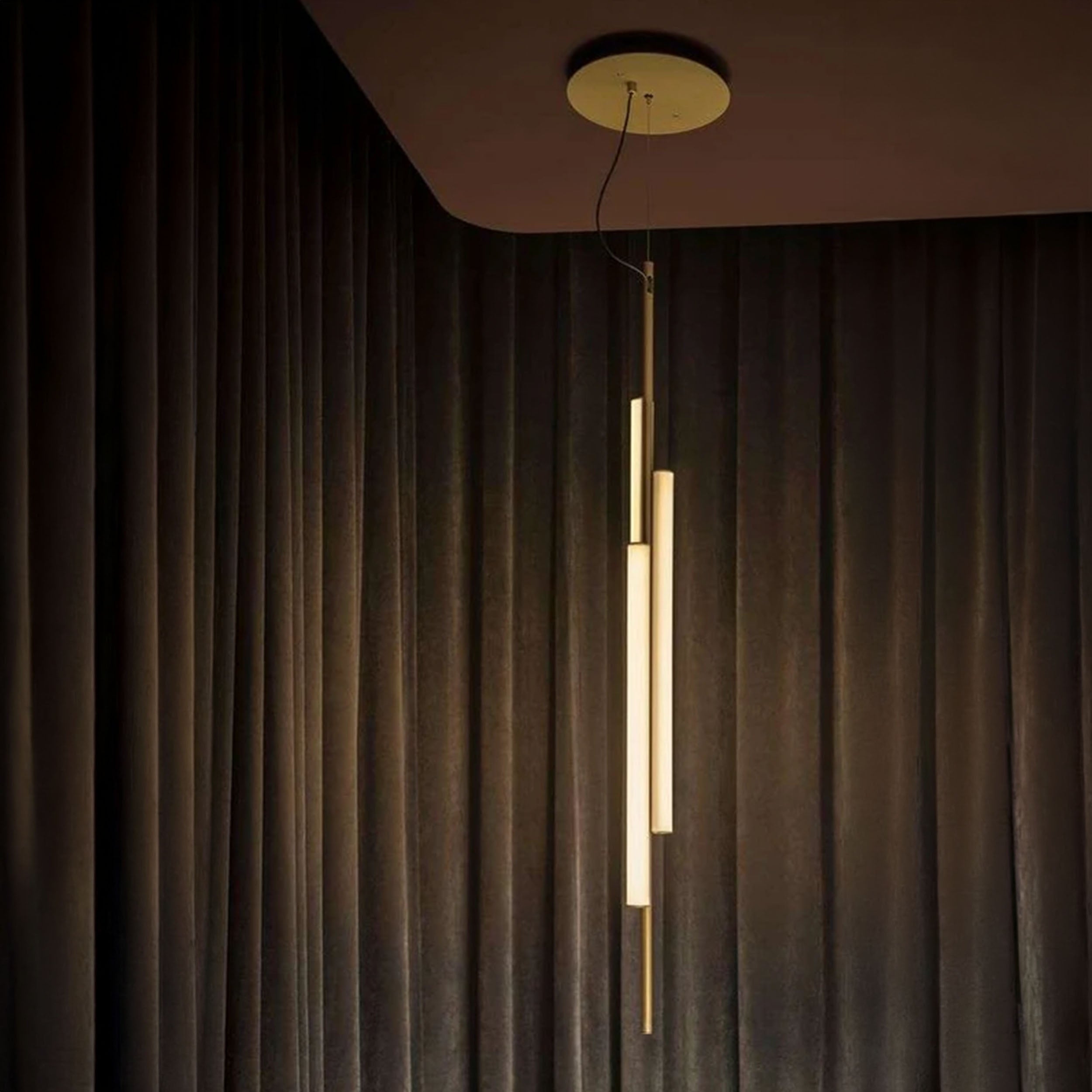 Marset Ambrosia V3 LED Black Recessed Suspended Vertical light