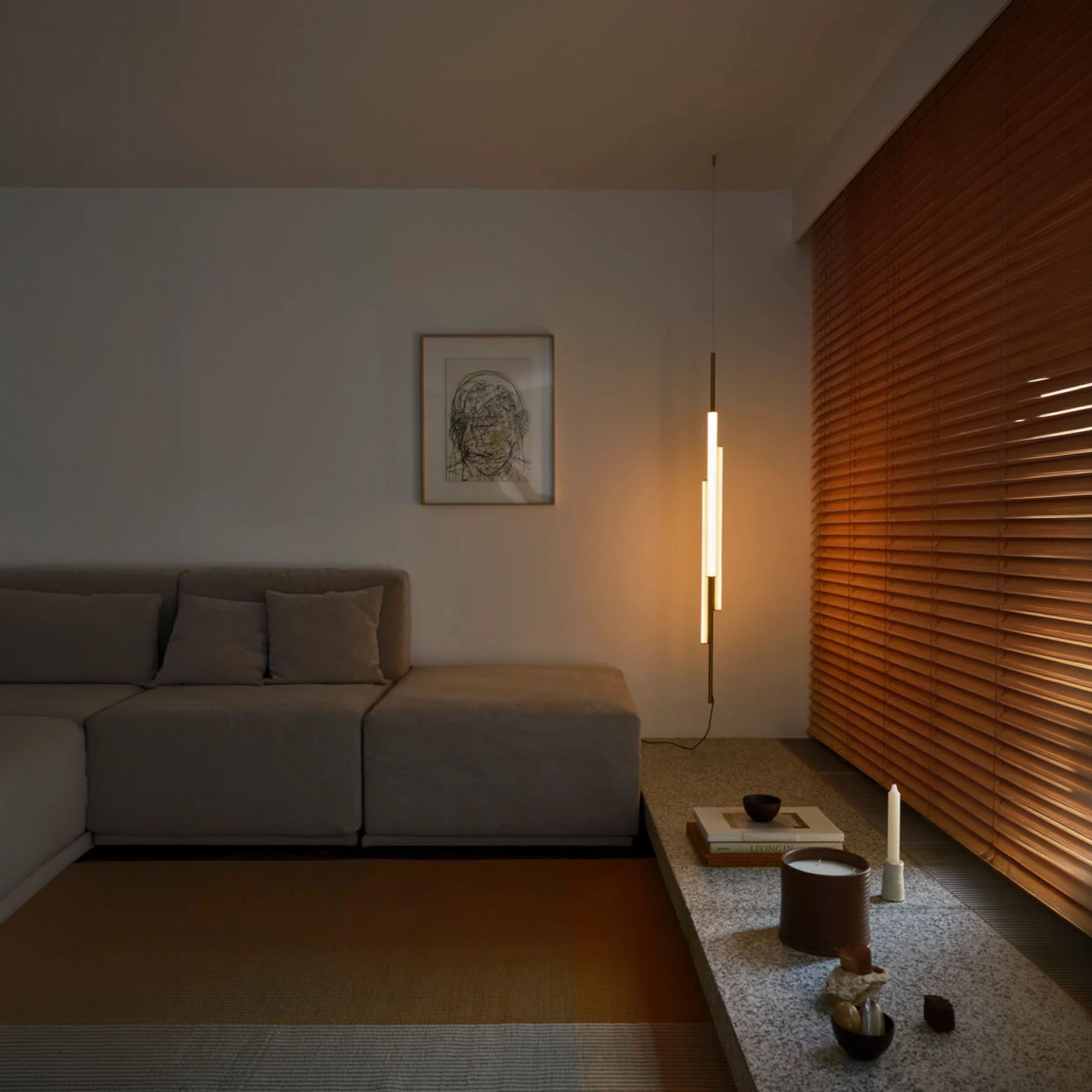 Marset Ambrosia V3 LED Plug-in Vertical Pendant light
