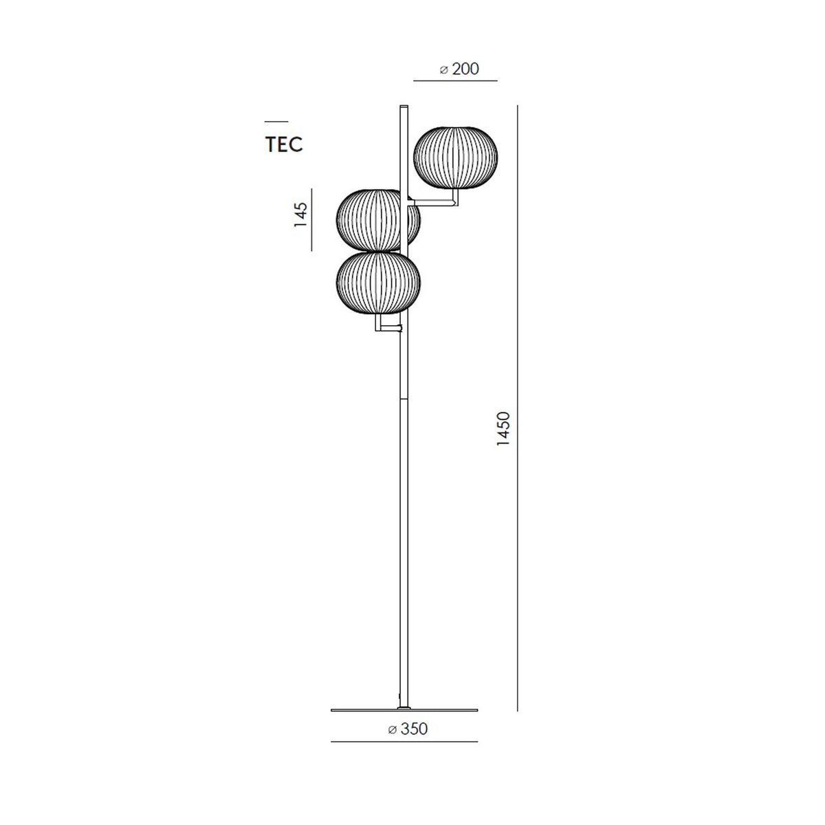 Aromas Irzo G9 floor light