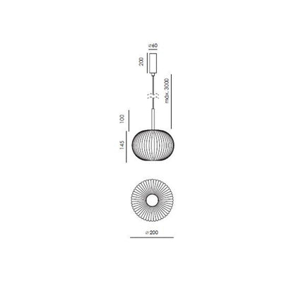 Aromas Irzo G9 pendant light