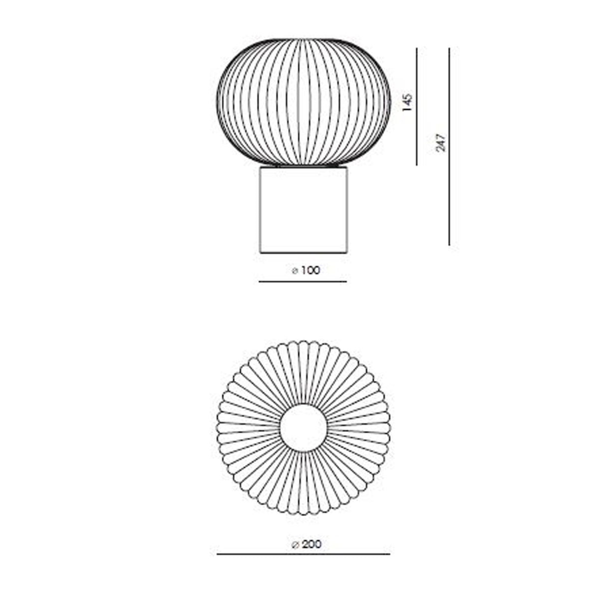 Aromas Irzo G9 table light