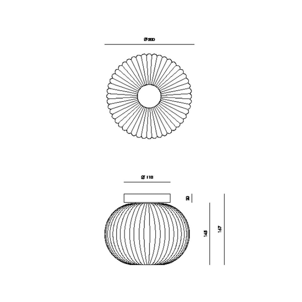 Aromas Irzo G9 wall light