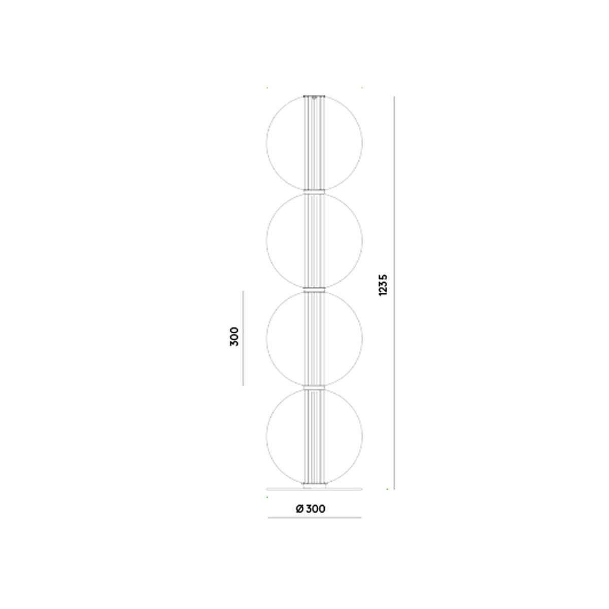 Aromas Ludo LED floor light