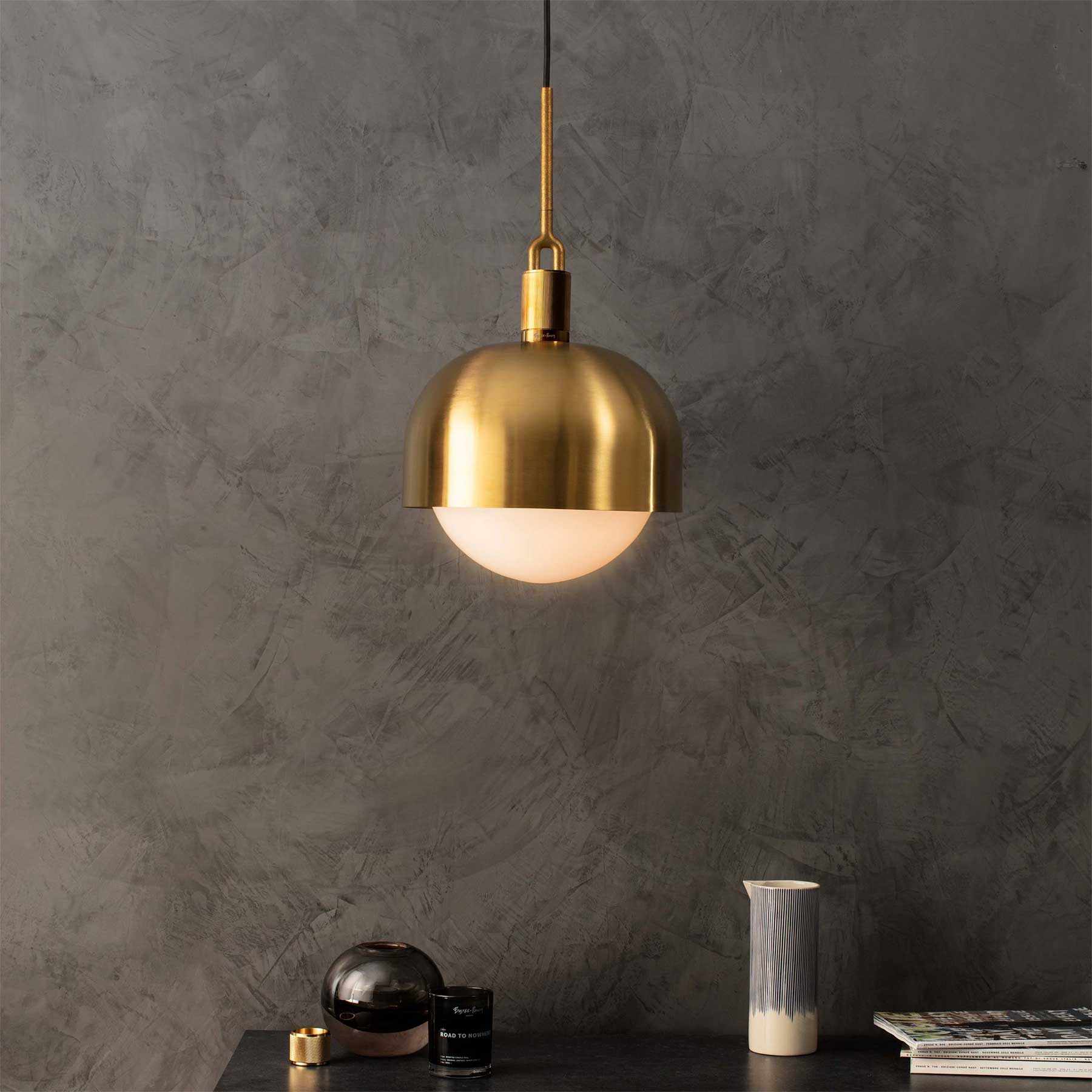Buster & Punch Forked Globe Shade E27 závěsné svítidlo