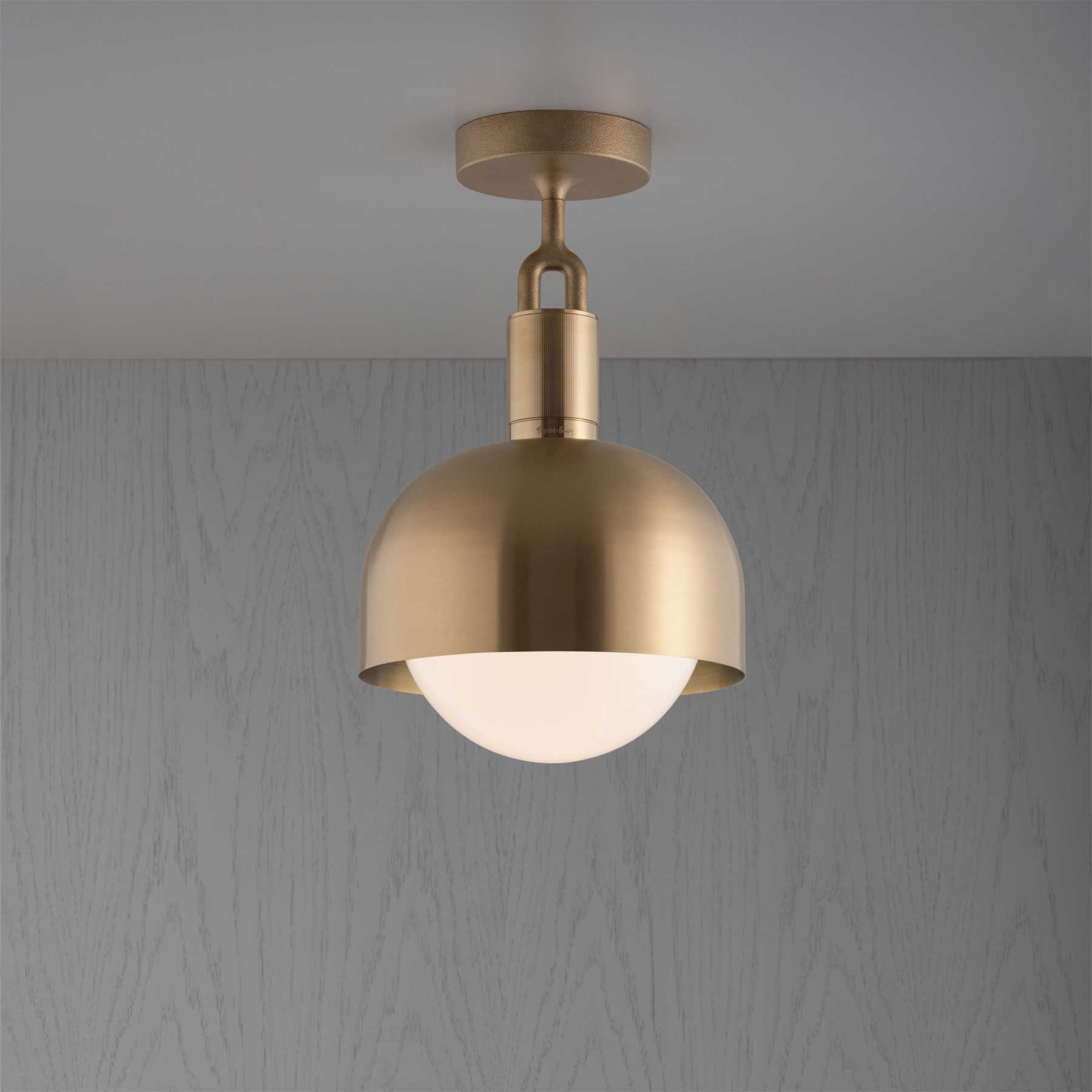 Buster & Punch Forked Globe Shade E27 stropní opálové svítidlo
