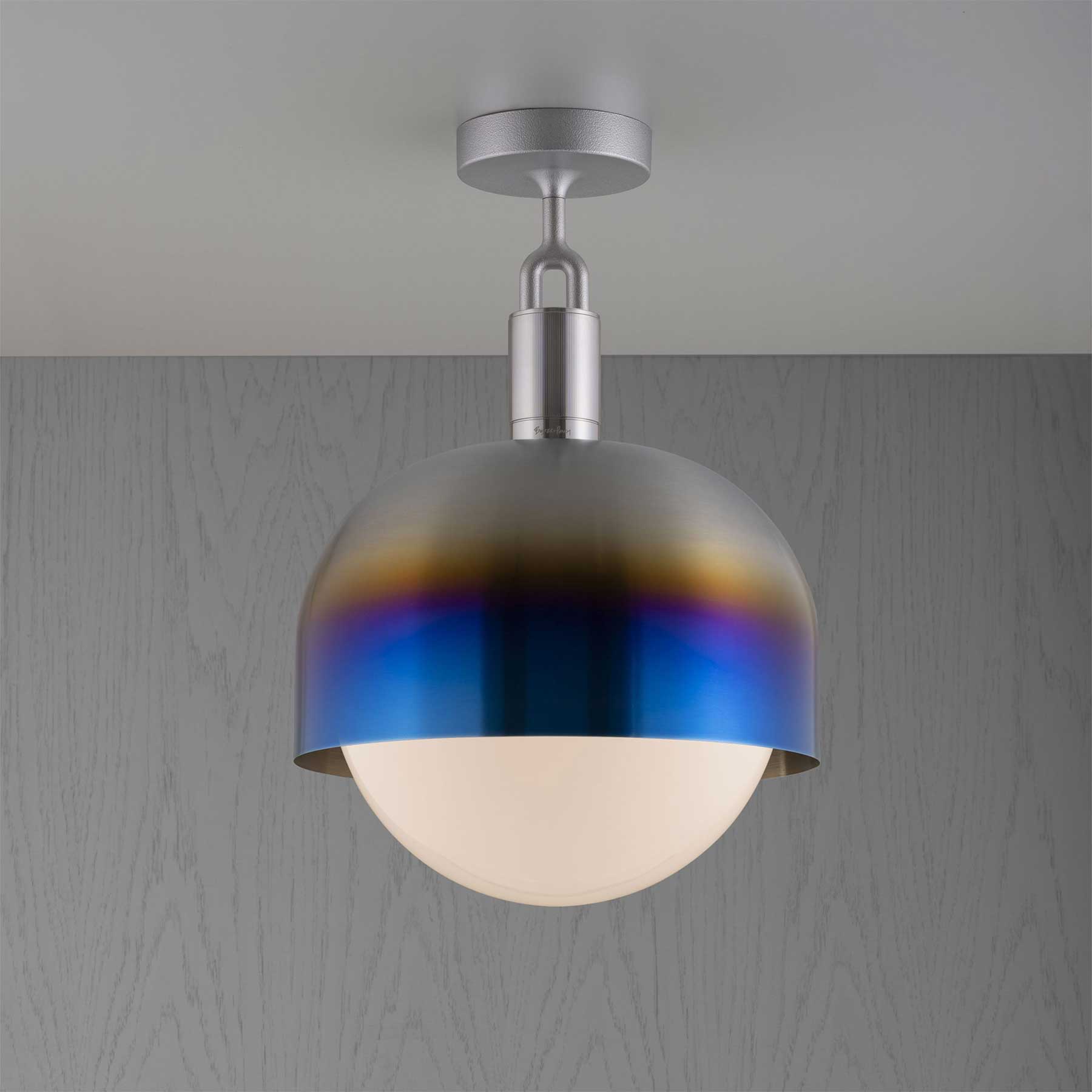 Buster & Punch Forked Globe Shade E27 stropní opálové svítidlo