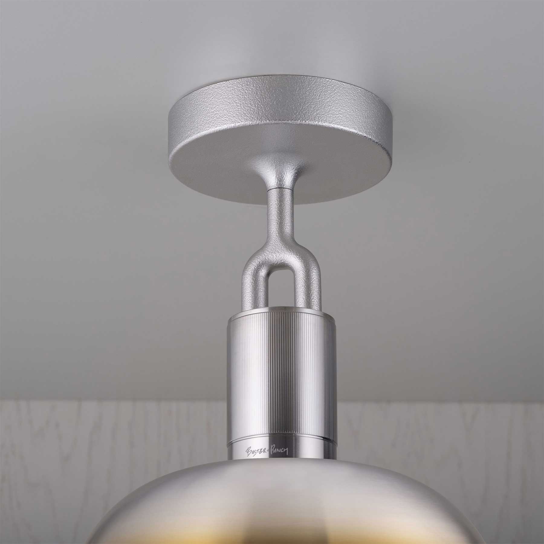 Buster & Punch Forked Globe Shade E27 stropní opálové svítidlo