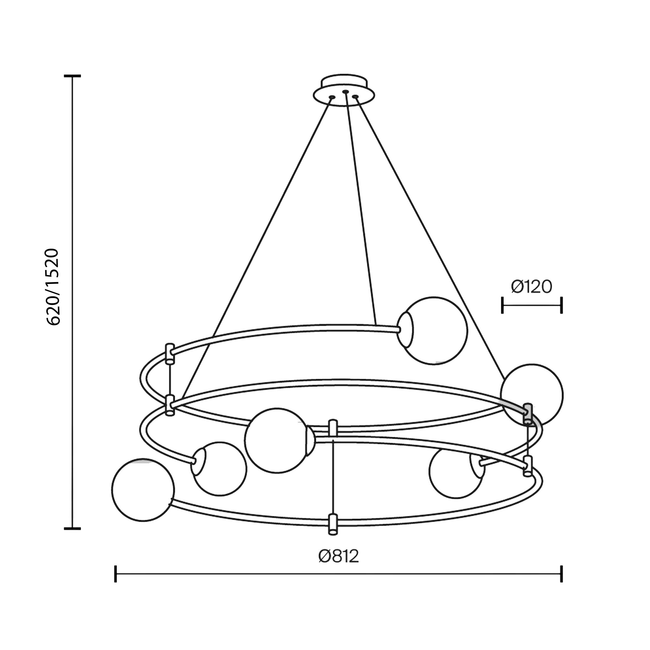 Maytoni Balance G9 pendant light