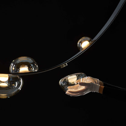Bomma Dew Drops LED skleněné závěsné svítidlo