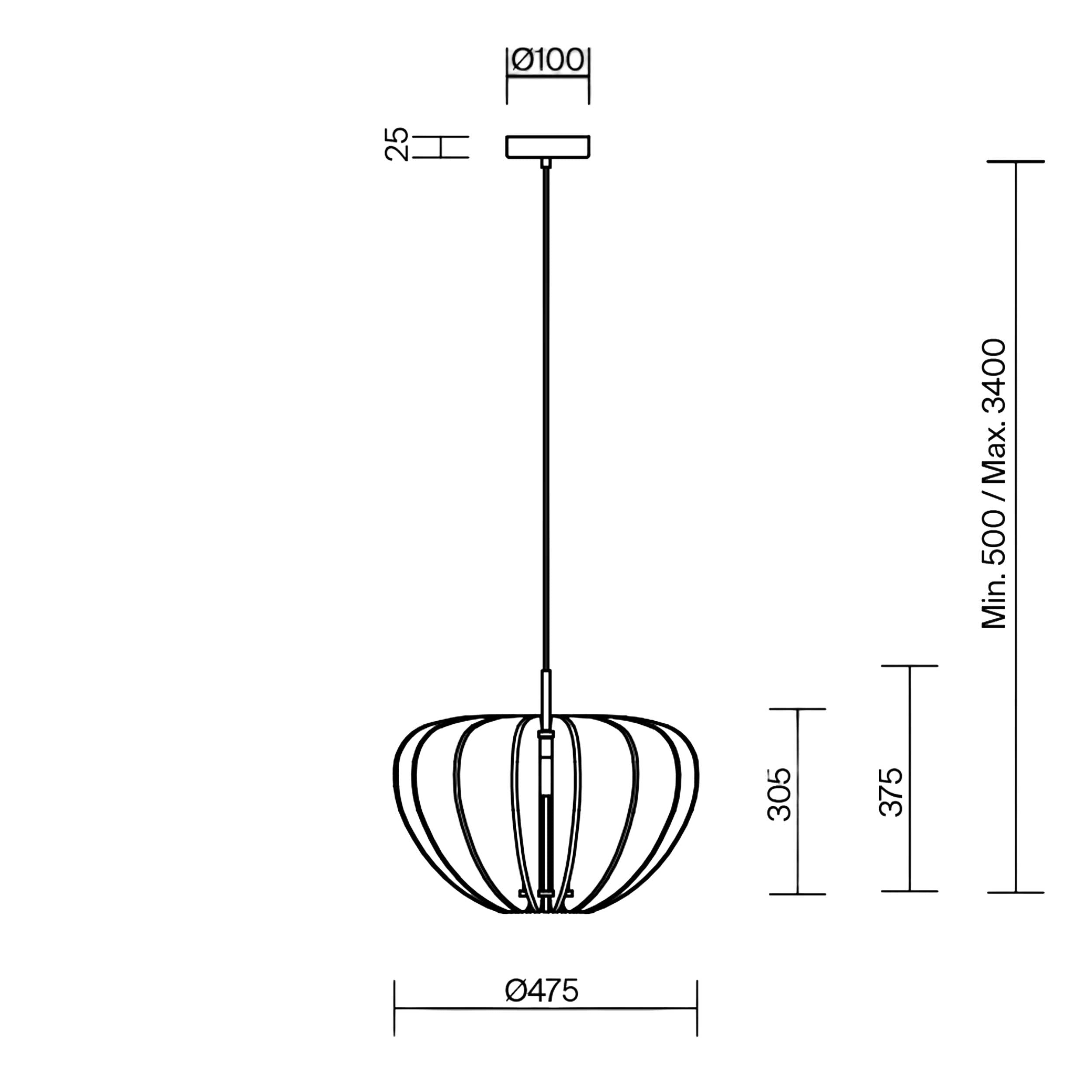Maytoni Cambio E27 hanging acoustic light